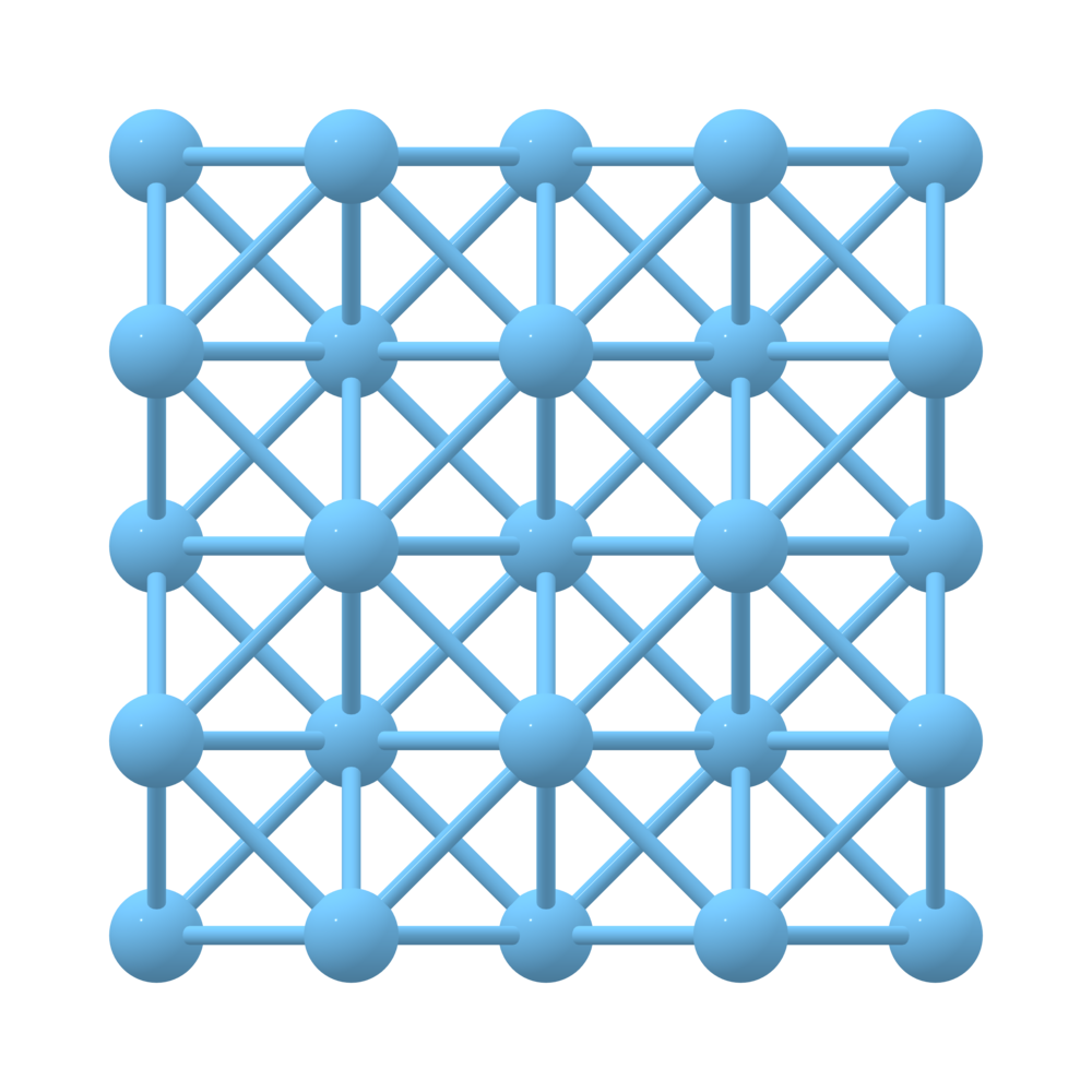 Crystal lattice formation 
crystals
considering crystals
