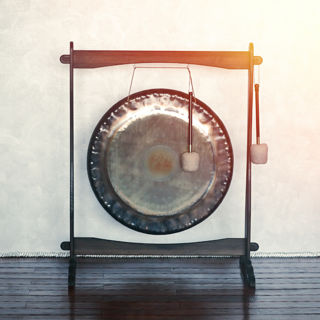 Gong
anticipation
sound bath